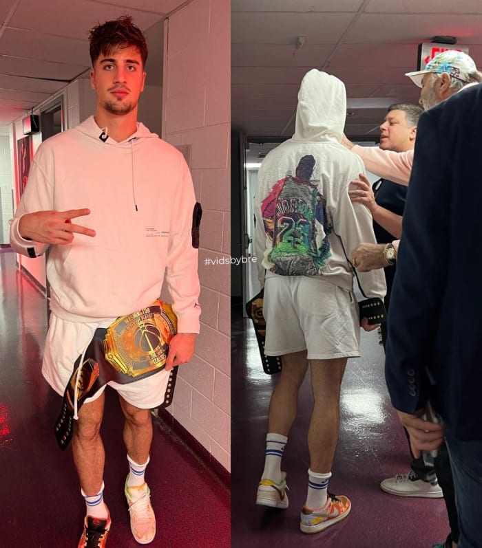 Deni Avdija After The Game At Capital One Arena